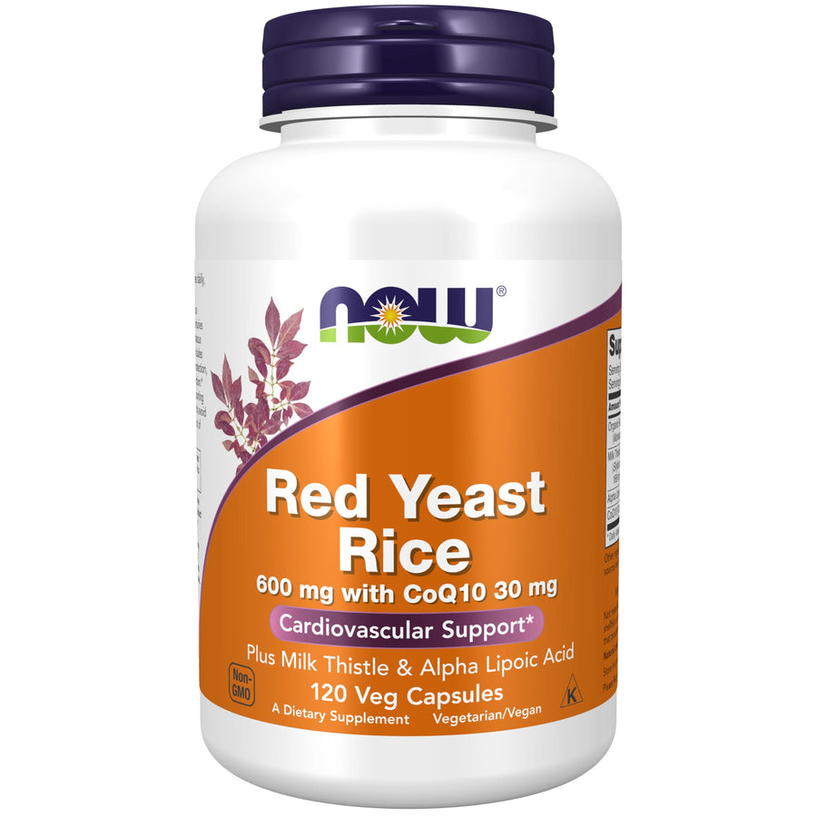 Supplements, Red Yeast Rice with CoQ10, plus Milk Thistle & Alpha Lipoic Acid, 120 Veg Capsules
