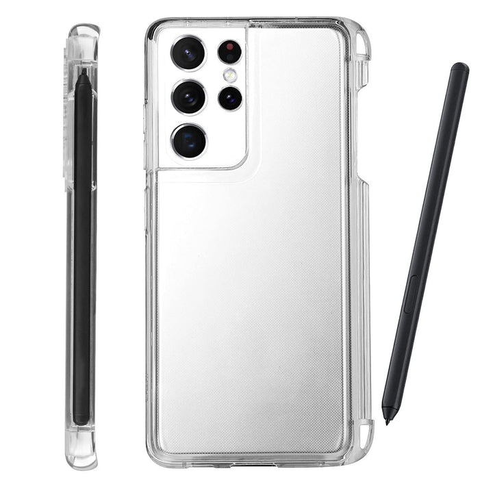 iCoverCase for Samsung Galaxy S21 Ultra Clear Case with