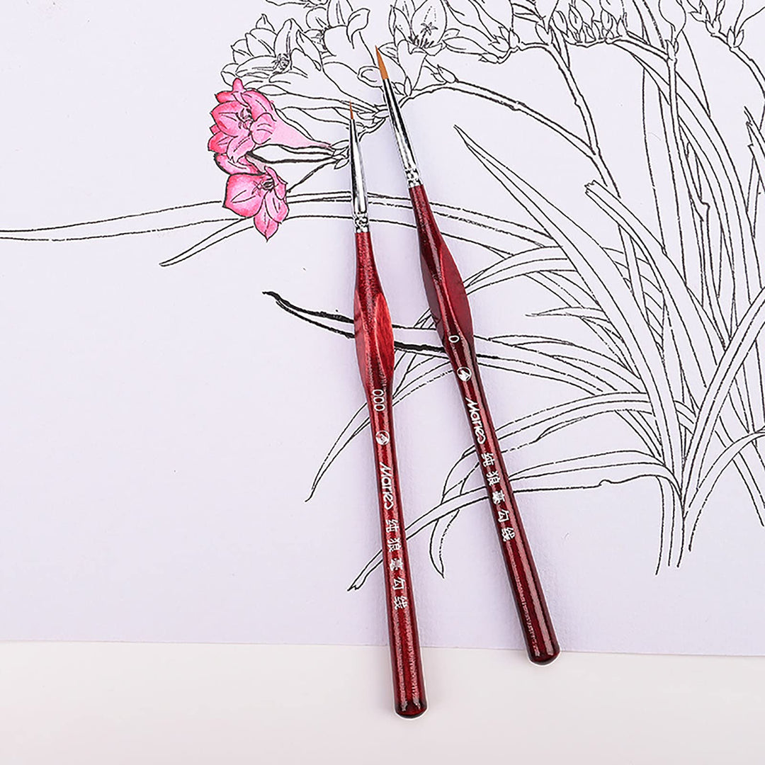 Fine Tip Detail Paint Brush 4PCS Mini Liner Detail Paint Brushes Set for Painting