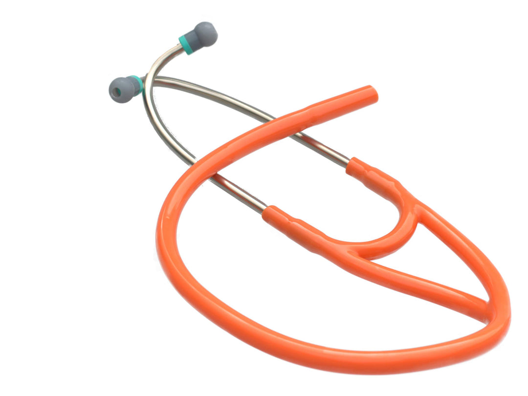 Compatible Replacement Tube fits Littmann(r) MasterCardiologyI(r) and Littmann(r) Cardiology III(r) Stethoscopes - 7mm Binaurals ORANGE TUBING
