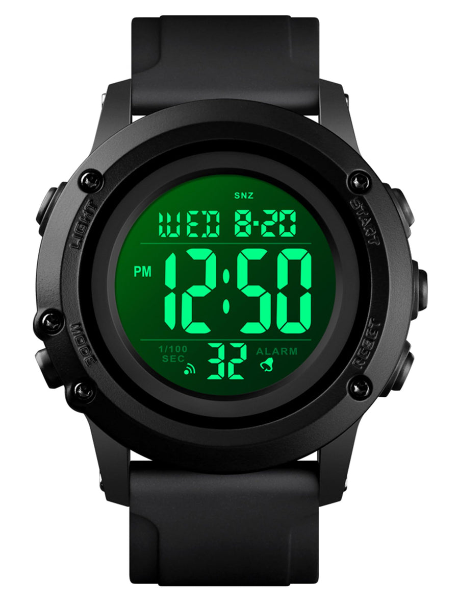 Men's Digital Sports Watch Large Face Waterproof Wrist Watches for Men with Stopwatch Alarm LED Back Light