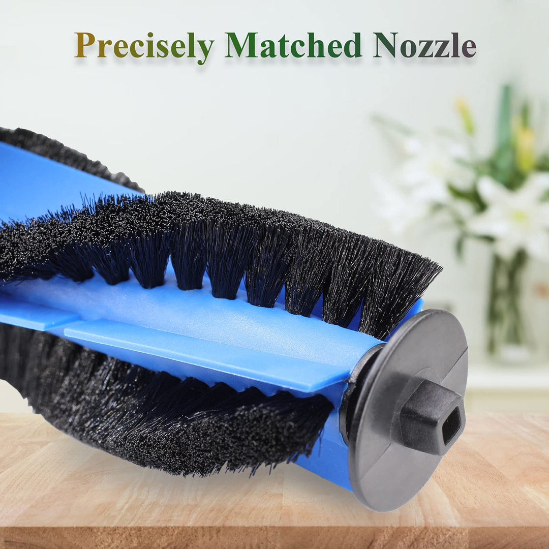 Replacement Parts Rolling Brush Compatible with Eufy RoboVac 11S, 15C, 30, 30C, 12, 35C 15T, 11S MAX, 15C MAX, 30C MAX, G30 Robotic Vacuum Cleaner, 3 Pack Roller Brush with 1 Brush