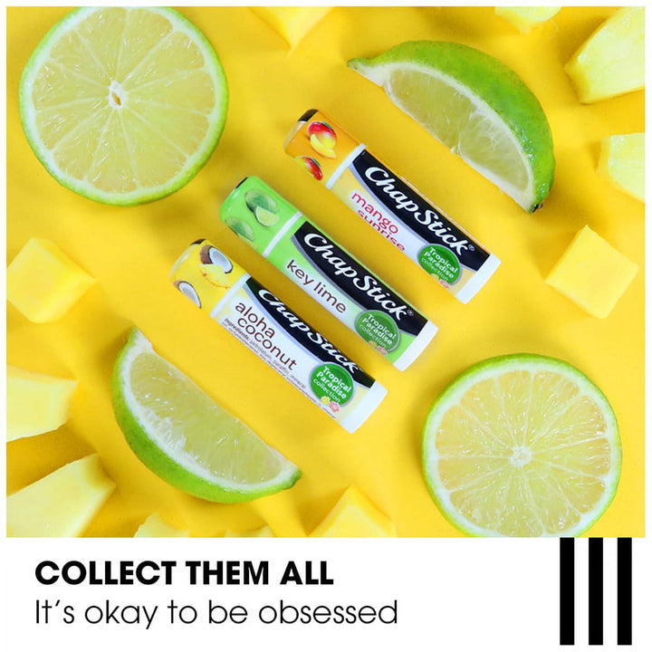 Tropical Paradise Collection Lip Care, 0.15 Ounce, 3 Ct