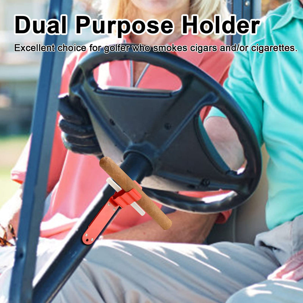 iGuerburn Cigar Holder, Magnetic Golf Cigar Clip can Ho