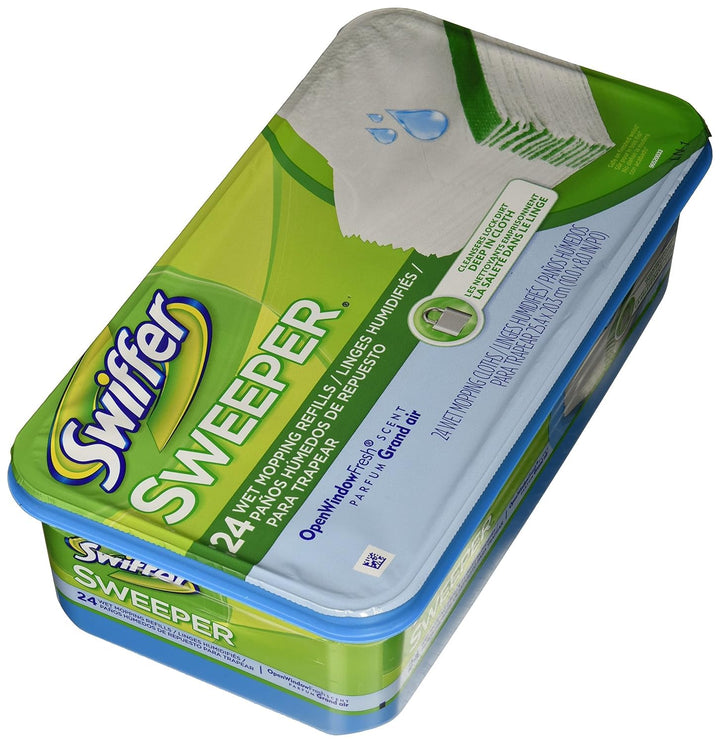 Swiffer PG-3231 Sweeper Wet Mopping Cloth Refill - Open