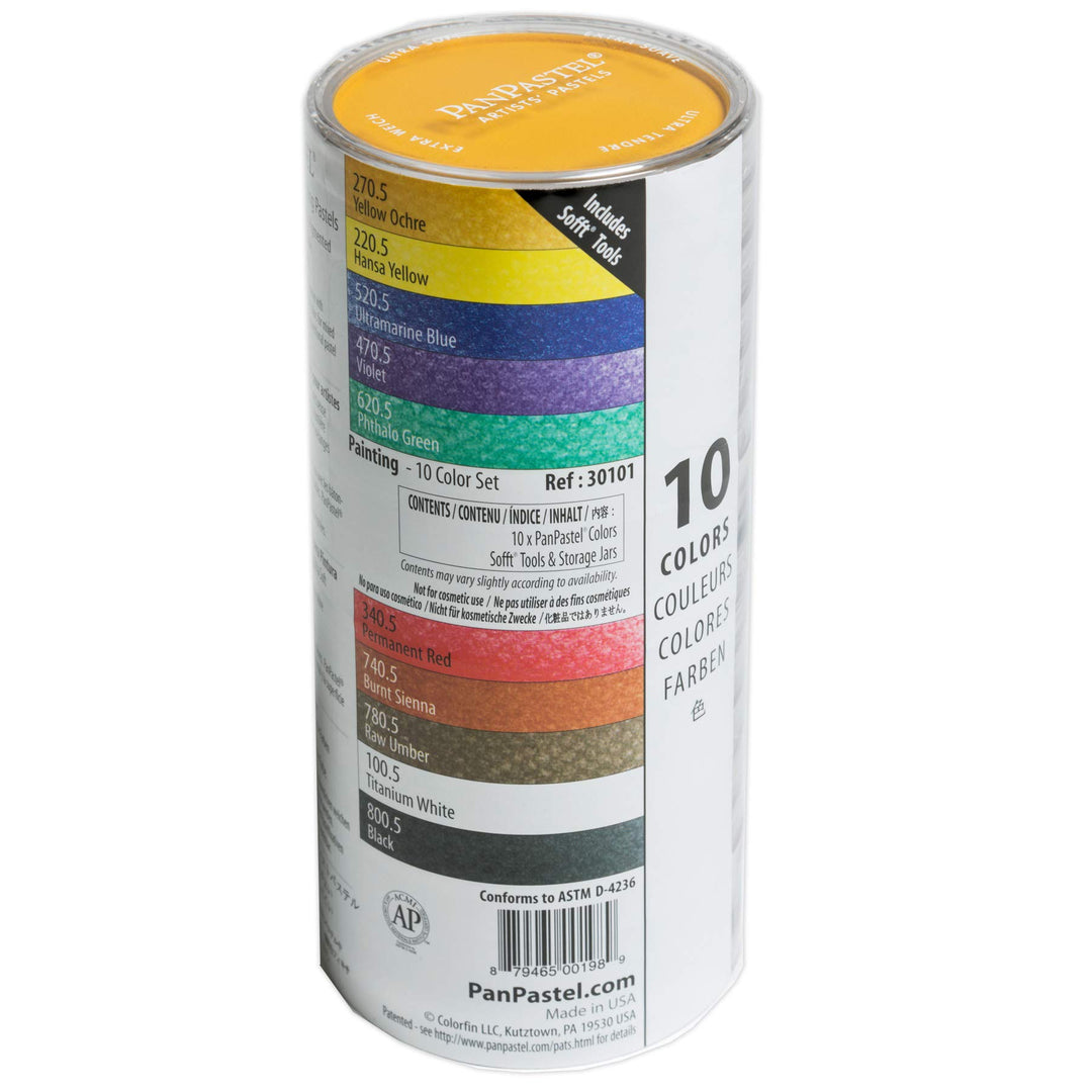Painting Set by PanPastel, 10 Color, Includes Sofft Too