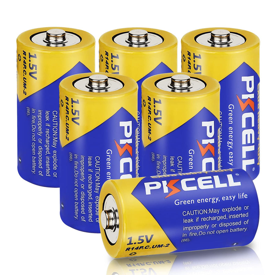 C Size Batteries Heavy Duty Batteries 1.5V R14P UM-2 Ba