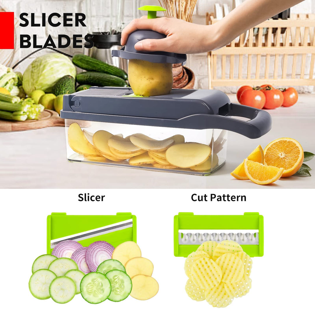 MAIPOR Vegetable/Pro Onion Chopper, Multifunctional 13 