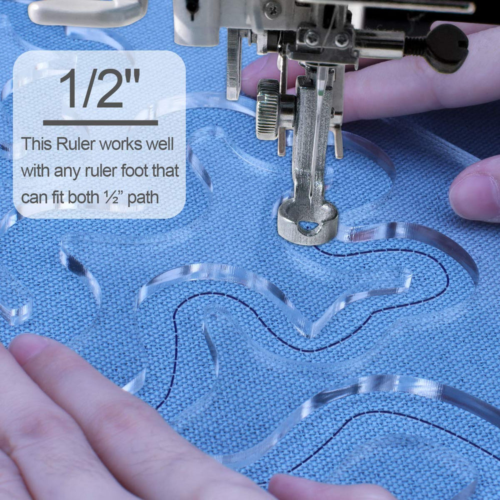 Using Quilting Templates Sewing Machine Domestic Free M