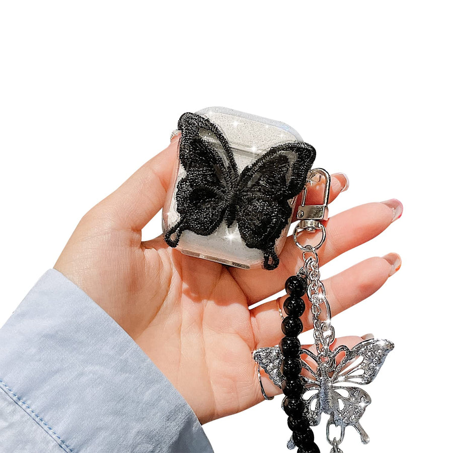 Fycyko Compatible for AirPods Case with Girls Clear Gli