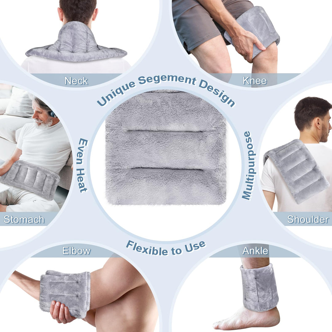 SuzziPad Microwavable Heating Pads for Neck and Shoulde