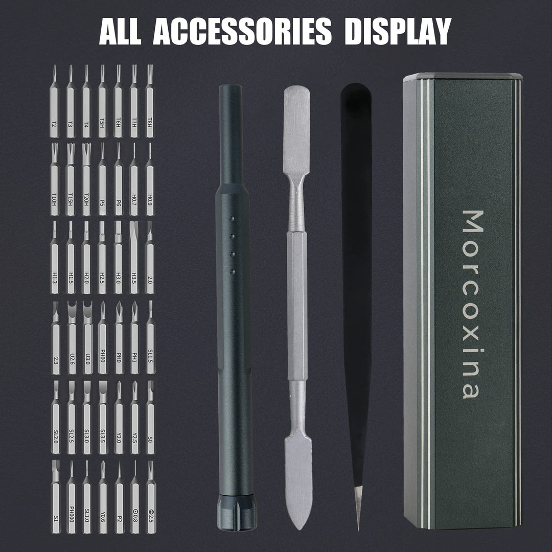 Precision Screwdriver Set, 46 in 1 Mini Screwdriver, Screwdriver Bit Sets, Multifunction Precision Screwdriver Kit, Repair Tool Kit for Electronics, Computer, Eyeglass, Phone, Watch