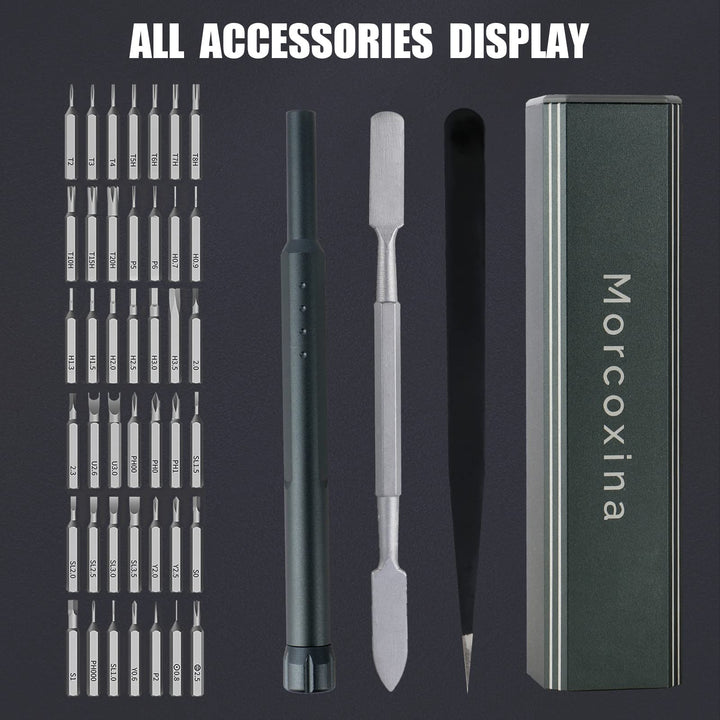 Precision Screwdriver Set, 46 in 1 Mini Screwdriver, Screwdriver Bit Sets, Multifunction Precision Screwdriver Kit, Repair Tool Kit for Electronics, Computer, Eyeglass, Phone, Watch