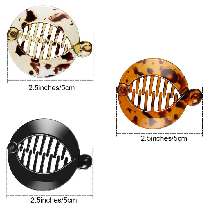 6 Pieces Banana Hair Clips Banana Hair Combs Fishtail Hair Clip Combs Resin Banana Fish Grips for Women Hair Accessories