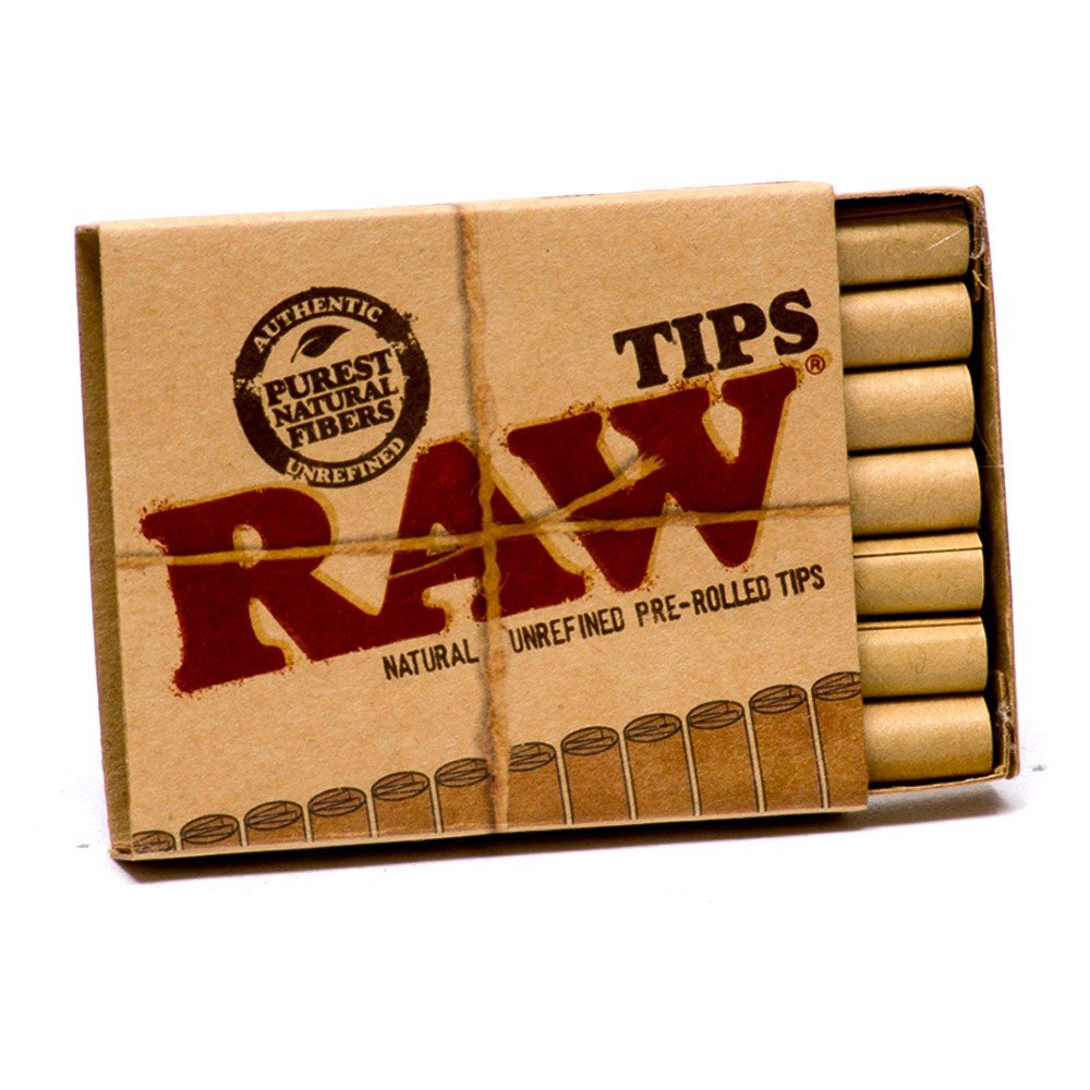 Raw Rolling Papers Cigarette Filter Pre-Rolled Tips (5 