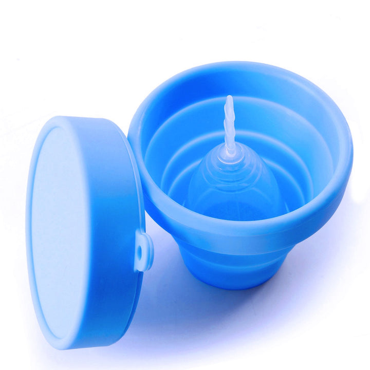 Collapsible Silicone Cup Foldable Sterilizing Cup for M