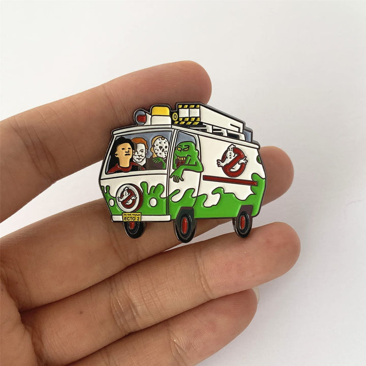 Horror Halloween Pin, Michael Myers Ghostbusters Jason Voorhees Freddy Krueger Pins
