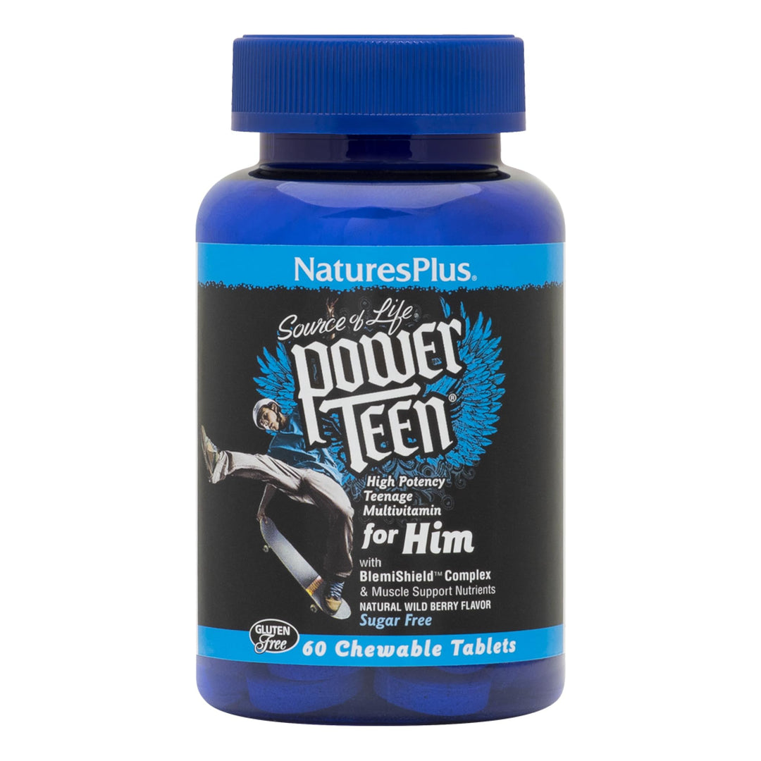 Natures Plus Source of Life Power Teen for Him, Wild Be