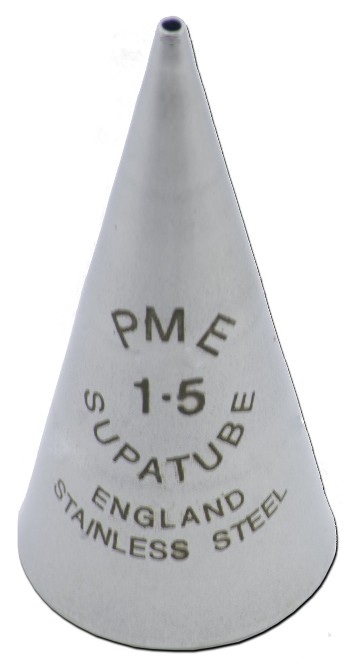 - ST1.5 Seamless Stainless Steel SupaTube Writer #1.5 Decorating Tip, Standard, Silver