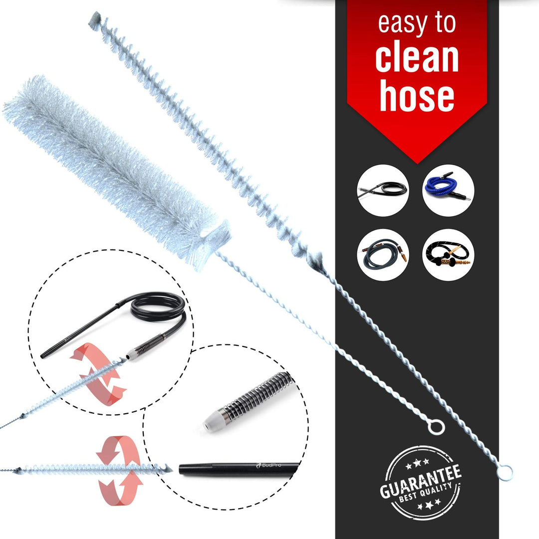 BudPro Hookah Brush Set Cleaning kit for Cleaning vases