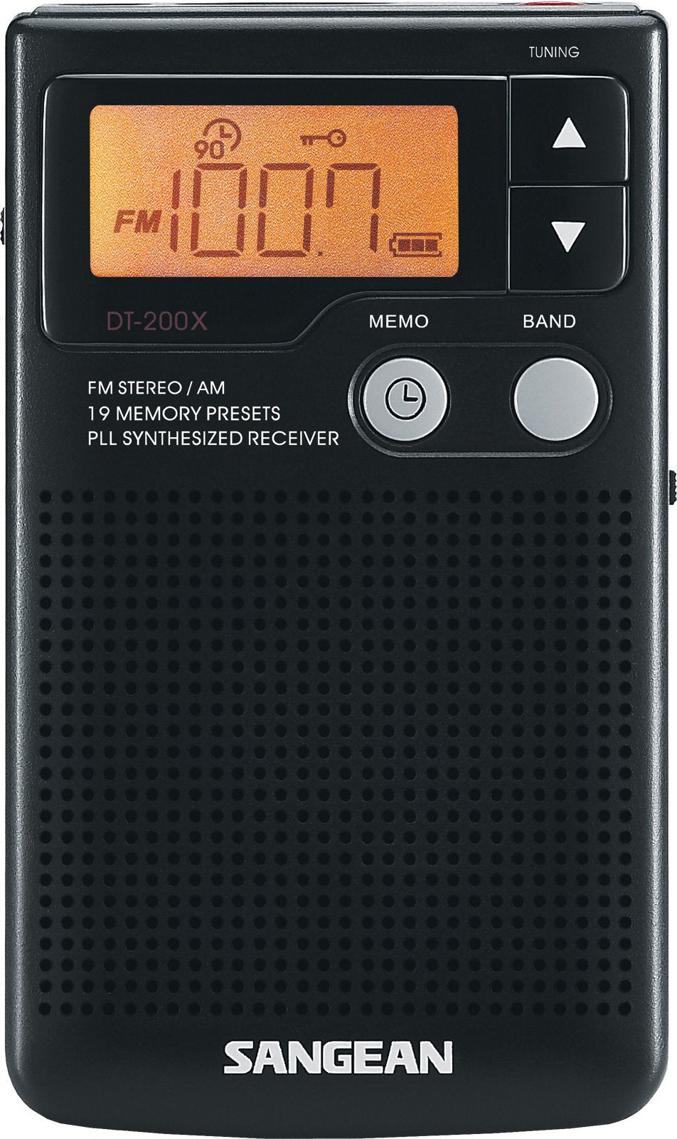 Sangean DT-200X FM-Stereo/AM Digital Tuning Pocket Radi
