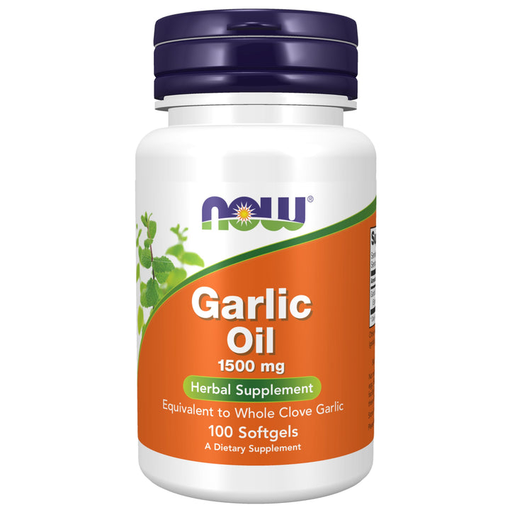 NOW Foods Supplements, Garlic Oil 1500 mg, Serving Size