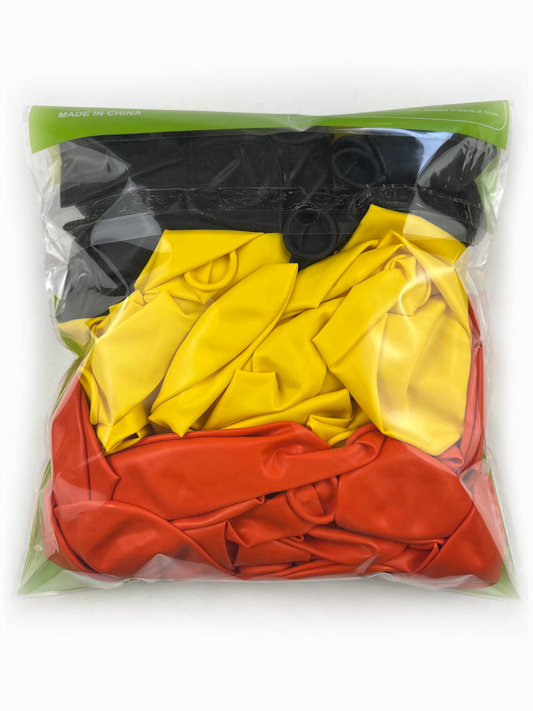 Construction Birthday Party Balloons 60 pcs 12 inches Latex Balloons Birthday party decoration set (Black yellow orange)