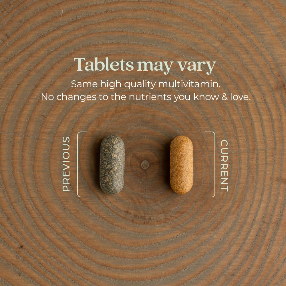 Women&#39;s Multivitamin Advanced Formula for Stress, Bone, Immune, Beauty &amp; Energy Support, Higher Levels of Whole-Food Fermented Essential Nutrients for Women + Iron + Vitamin D3, 120 Count