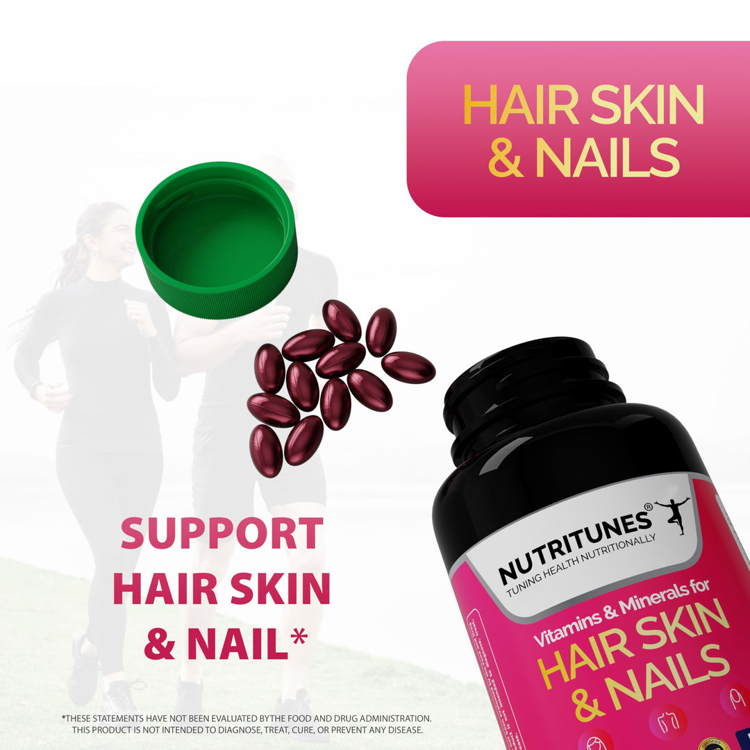 Nutritunes Hair, Skin, &amp; Nails Multivitamins &a
