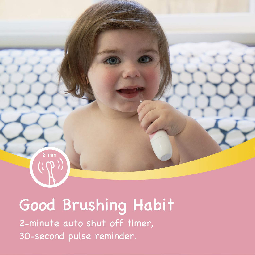 Papablic BabyHandy 2-Stage Sonic Electric Toothbrush fo