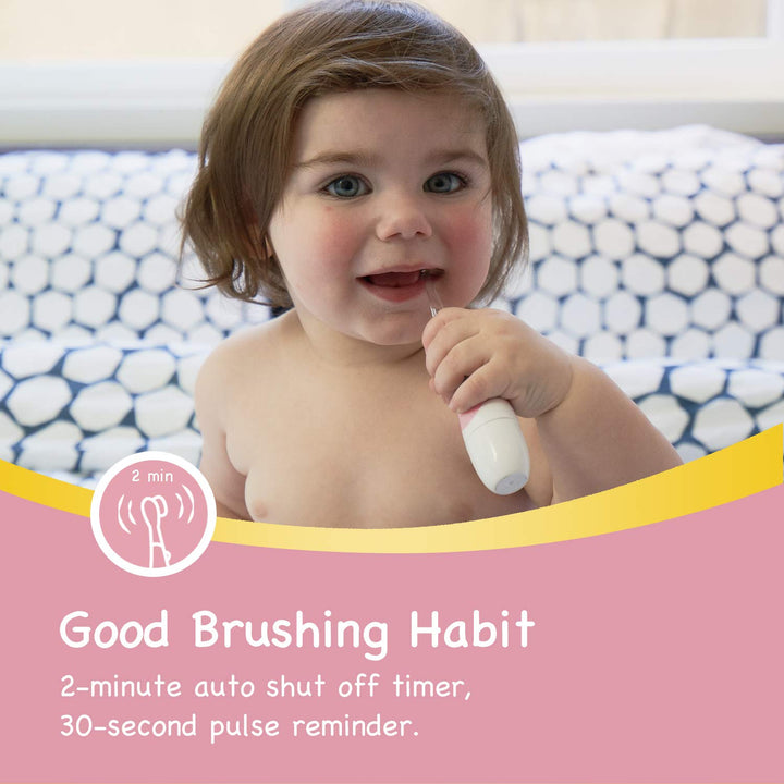 Papablic BabyHandy 2-Stage Sonic Electric Toothbrush fo