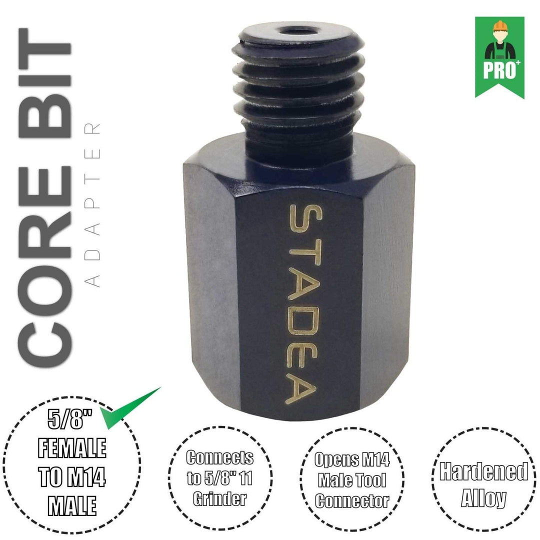 Stadea ADC102K Adapter 5/8 11 Female to M14 Male with Water Hole