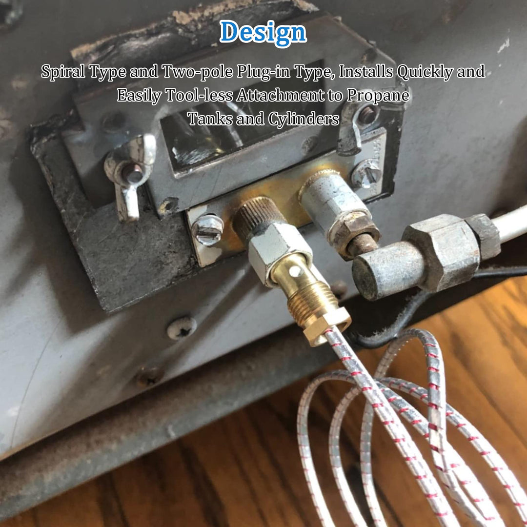 Gas Fryer Thermopile Thermocouple 2-Wire Replacement for Imperial Elite Frymaster Dean Pitco and Italian FAGE Gas Pizza Oven