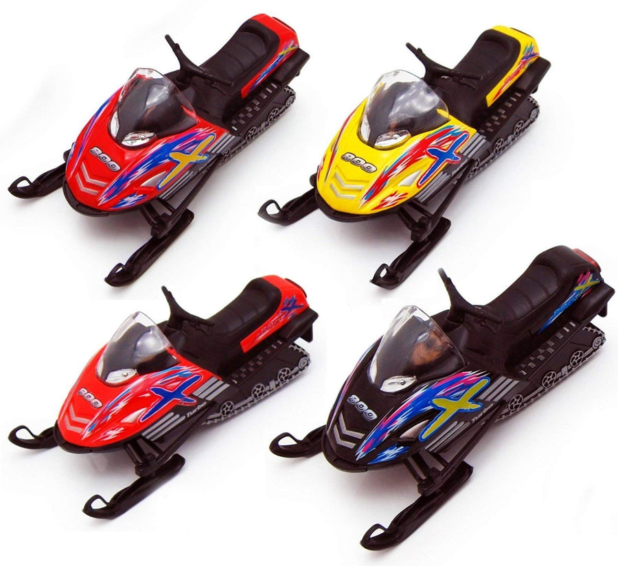 KiNSFUN Snowmobile 5 Inch Die Cast Metal Model Toy (1pc Random Color)