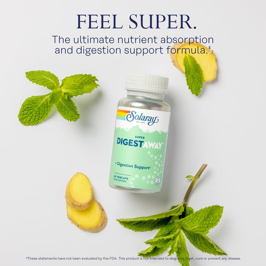 SOLARAY Super Digestaway Digestive Enzymes - Pancreatin