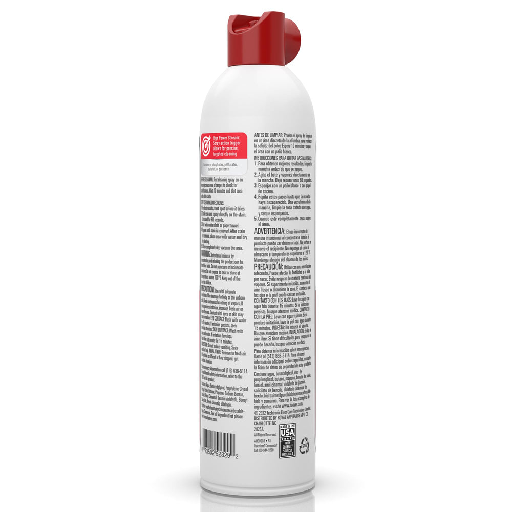 Hoover Deep Stain Remover Aerosol Spray, Carpet and Uph
