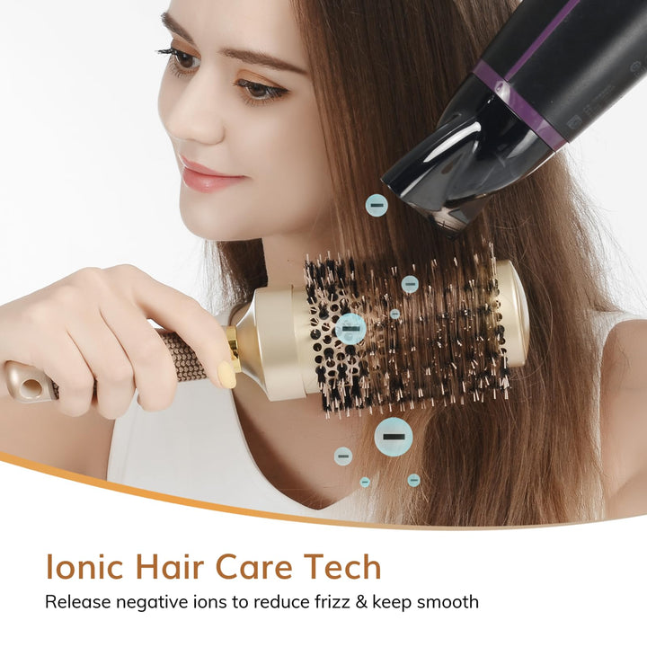 Round Brush for Blow Drying, Nano Thermal Ceramic &
