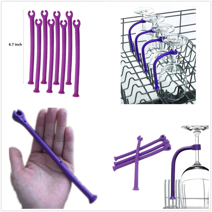 9 Pcs Stemware Saver Stemware Holder Dishwasher Wine Glass Protector Dishwasher Attachment 21cm 17cm 11.5cm