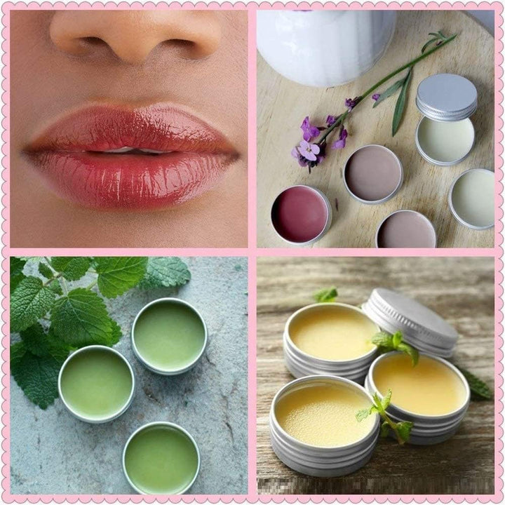 12 Pack.5 Oz/15Ml: Aluminum Tin Jars, Cosmetic Sample Metal Tins Empty Container Bulk, Round Pot Screw Cap Lid, Small Ounce for Candle, Lip Balm, Salve, Make Up, Eye Shadow, Po