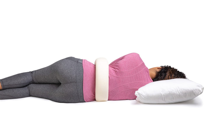 The Original McKenzie Night roll — Low Back Pillow for Sleeping and Round Back Support Pillow for Spine and Side Support — Size Large/Extra Large