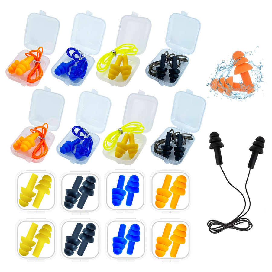 Ear Plugs for Sleeping,16 Pairs Noise Canceling Ear Plu