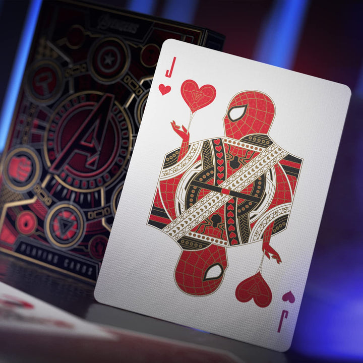 Avengers Red Edition Premium Playing Cards - Marvel Studios&#39; The Infinity Saga Deck