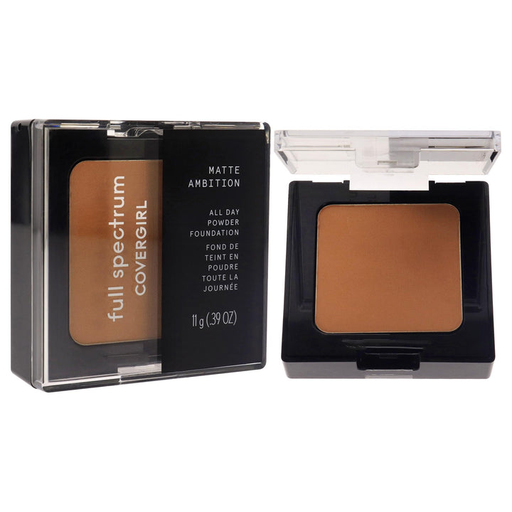 Matte Ambition, All Day Powder Foundation, Medium-tan Neutral, 0.38 Ounce