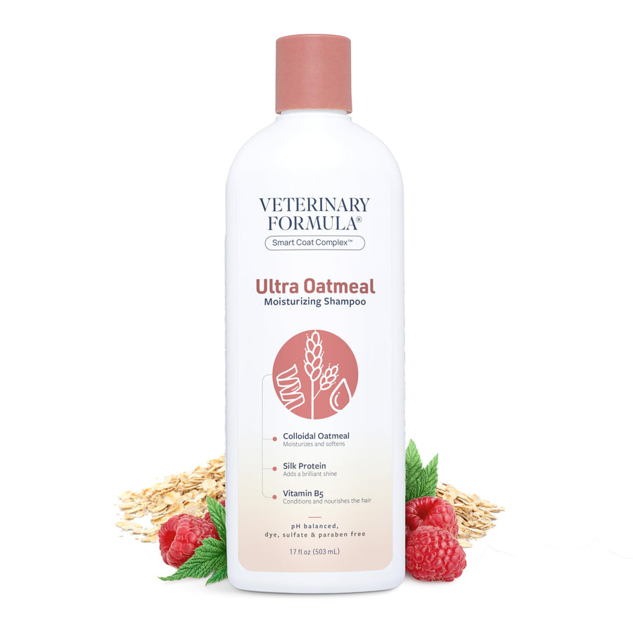 Smart Coat Complex Ultra Oatmeal Moisturizing Shampoo for Dogs, 17 Fl oz – Moisture-Rich, Nourishing Shampoo – Leaves Coat Clean, Soft, Silky, Shiny – Long-Lasting Fragrance