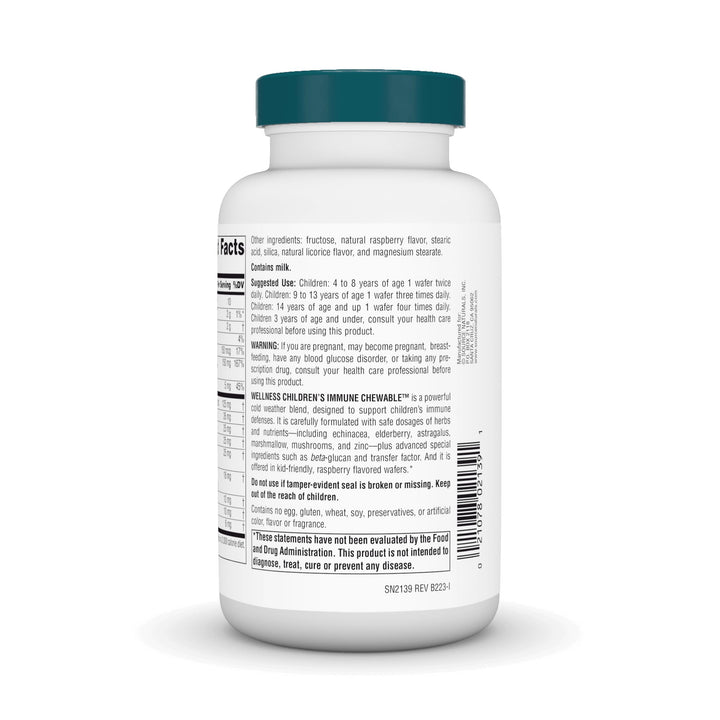 Wellness Children&#39;s Immune Chewable, Great-Tasting Defense Complex, Berry Flavored* - 60 Wafers
