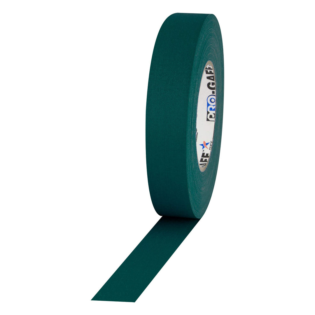 1 Width ProTapes Pro Gaff Premium Matte Cloth Gaffer's Tape With Rubber Adhesive, 11 mils Thick, 55 yds Length, Teal (Pack of 1)