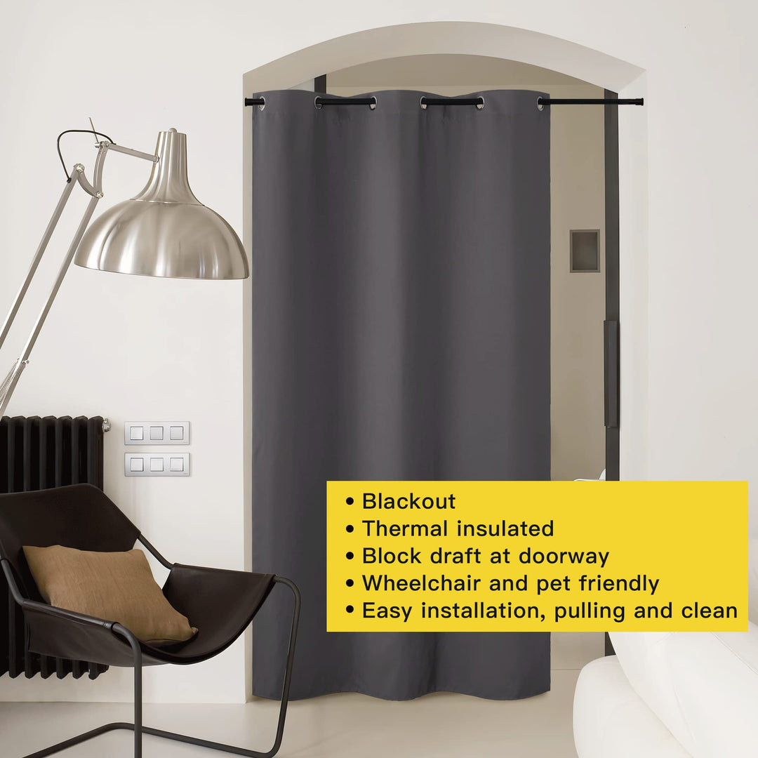NICETOWN Doorway Curtain Privacy, Door Cover Curtain, S