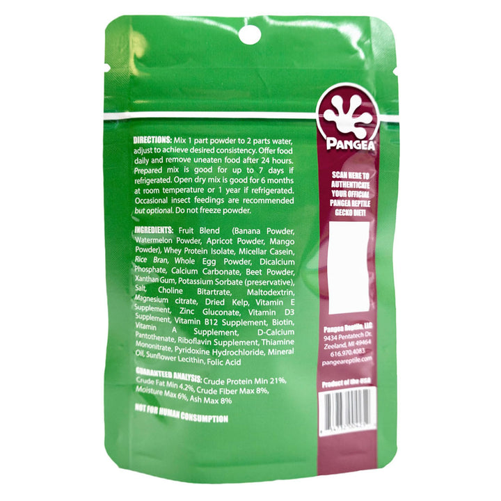 Pangea Gecko Diet with Watermelon 2 oz