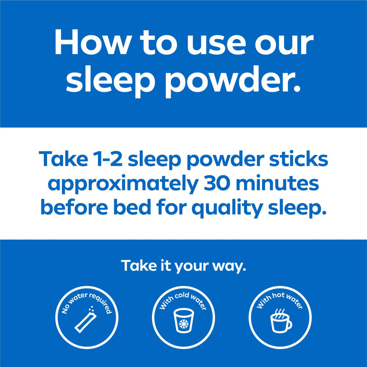 Dream Water Sleep Aid Powder; Melatonin 5mg, GABA, 5-HT