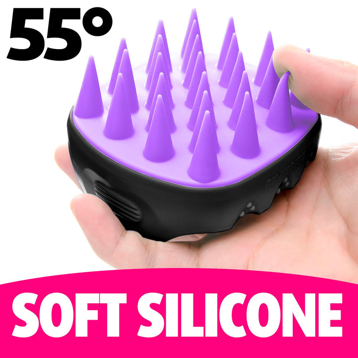 Scalp Massager, Shampoo Brush 2 Pack 100% Useful Dandru